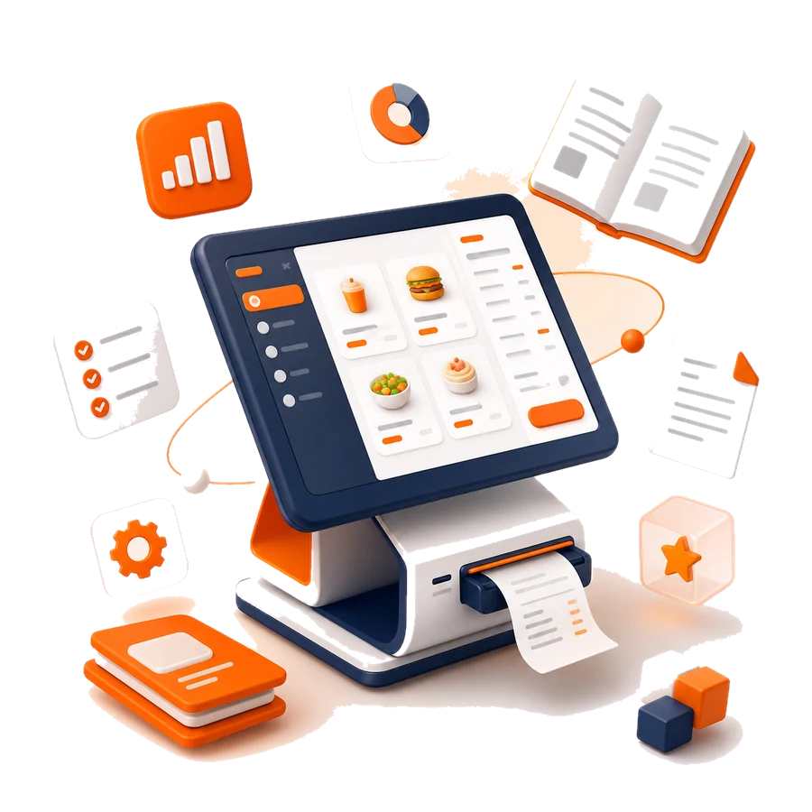 LuckyPOS documentation dashboard illustration