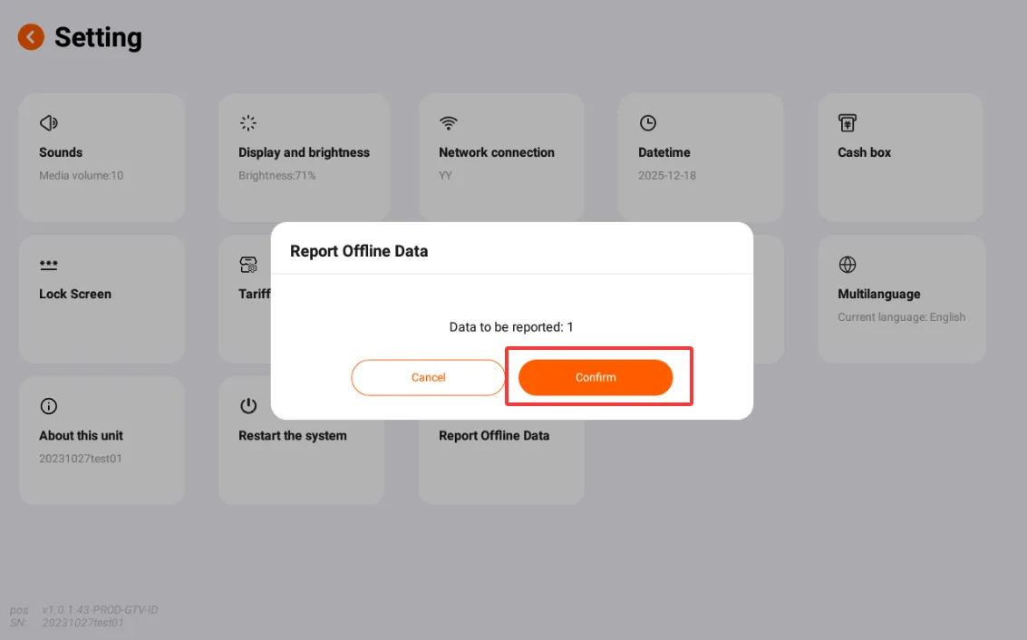 Instructions for Using the Functions of the Ordering Cash Register screenshot 15