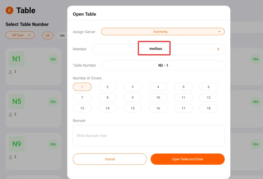 Instructions for Using the Functions of the Ordering Cash Register screenshot 50