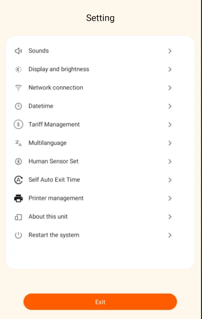 Self-Service Ordering Machine screenshot 1