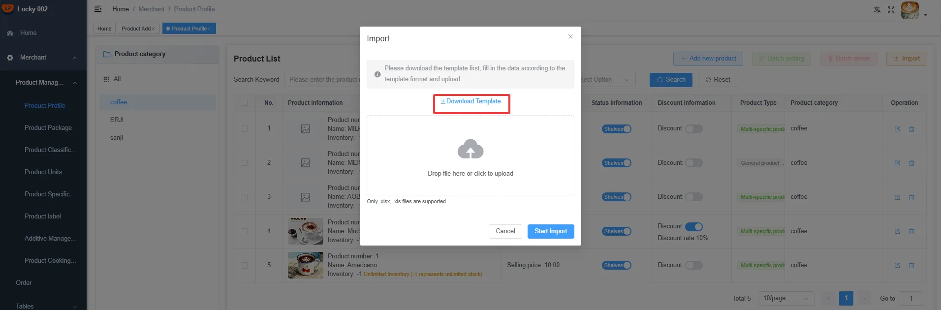 Instructions for Using the Functions of the Store Management System screenshot 51