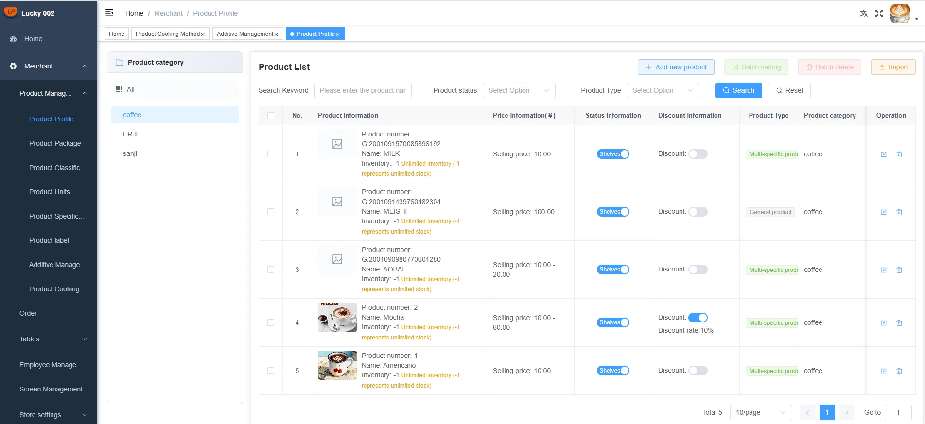 Instructions for Using the Functions of the Store Management System screenshot 52