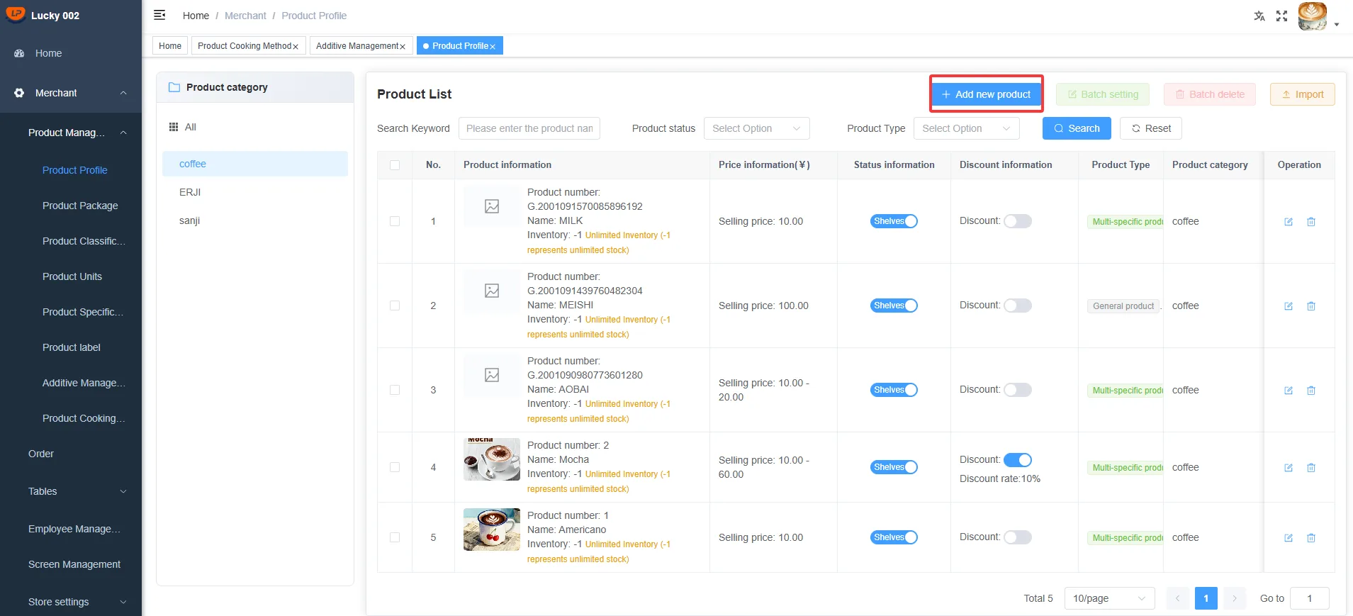 Instructions for Using the Functions of the Store Management System screenshot 53