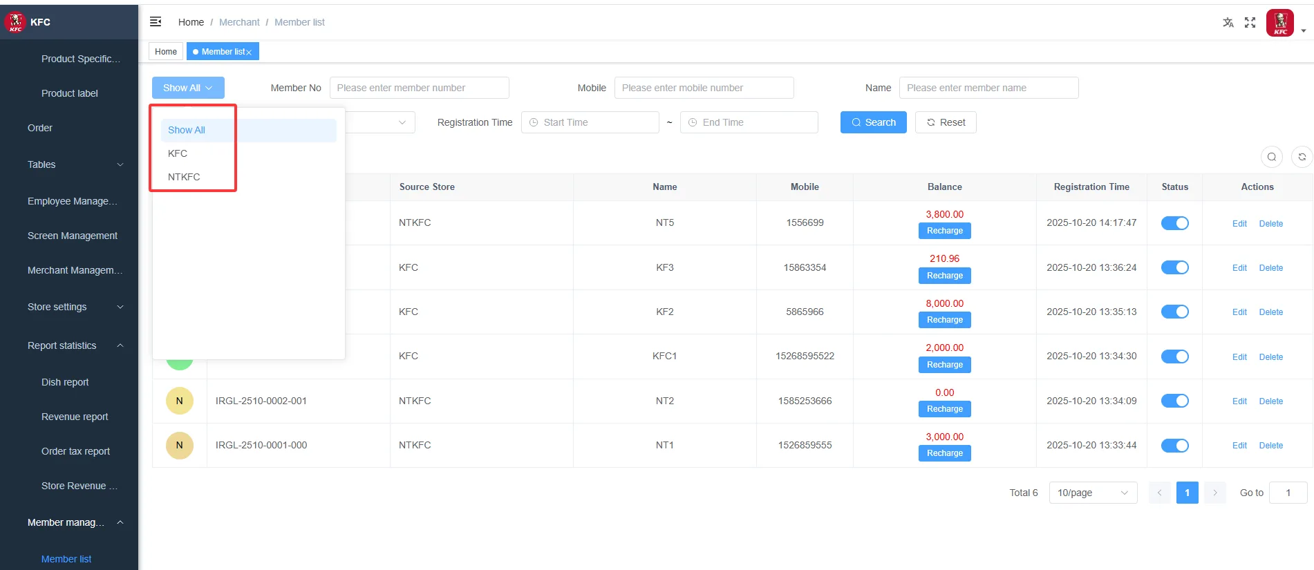 Instructions for Using the Functions of the Store Management System screenshot 122