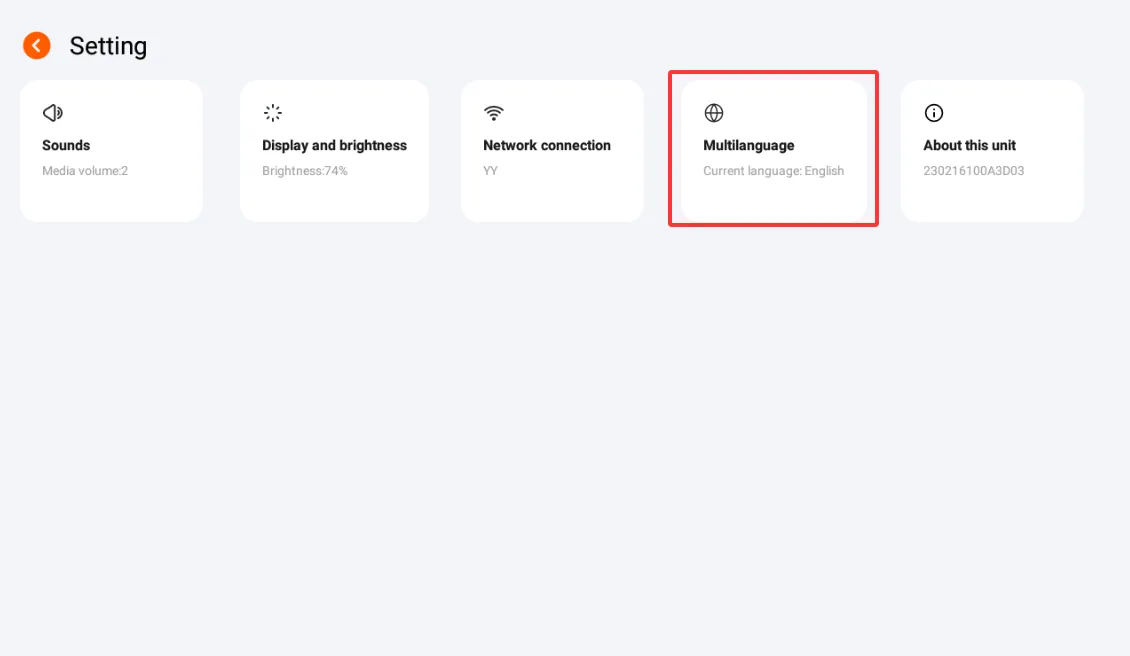 Waiter Ordering Tablet screenshot 2
