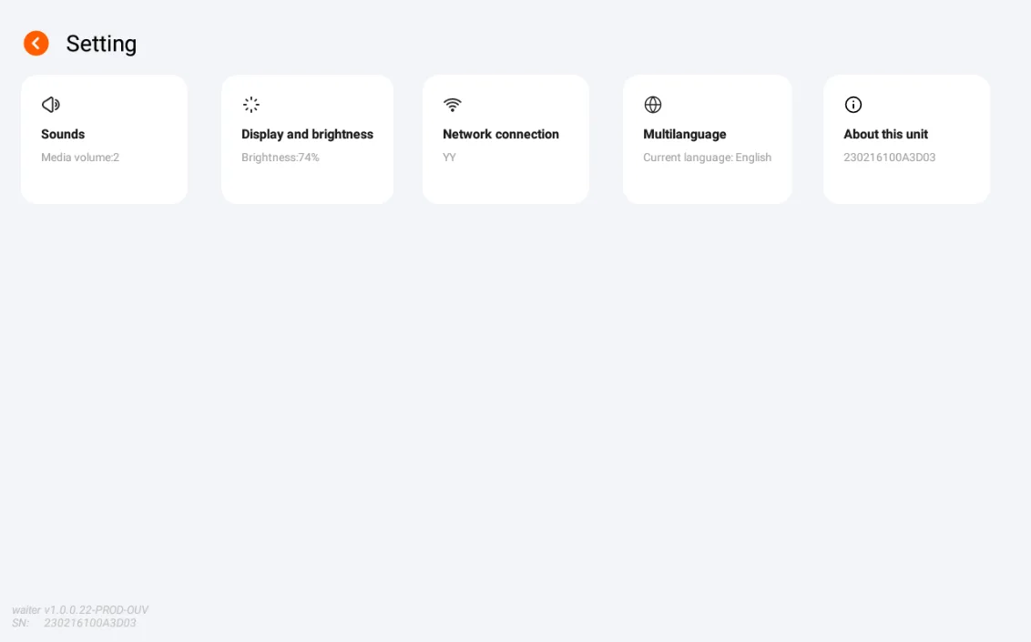 Waiter Ordering Tablet screenshot 33